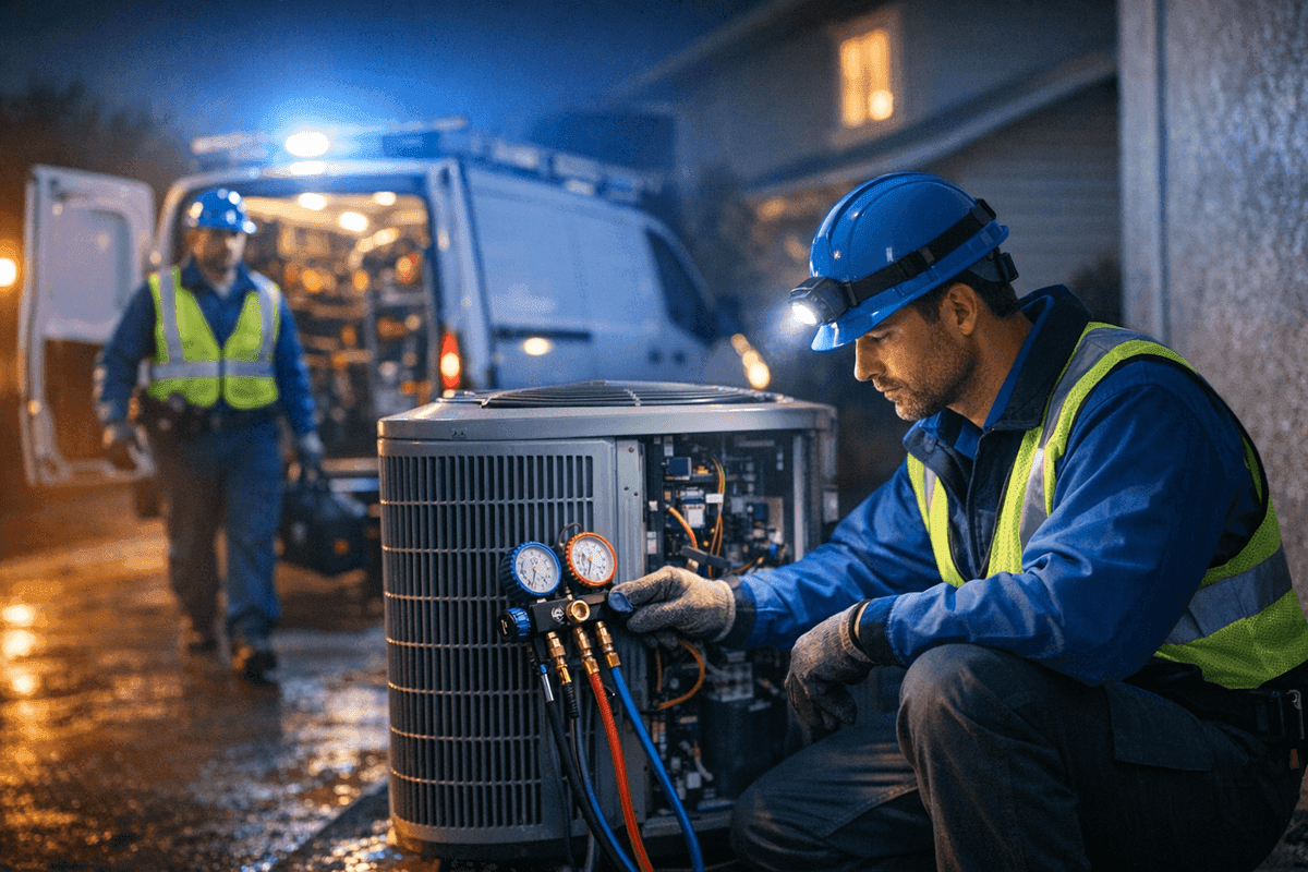 24 Hour Emergency Service service by Right On AC