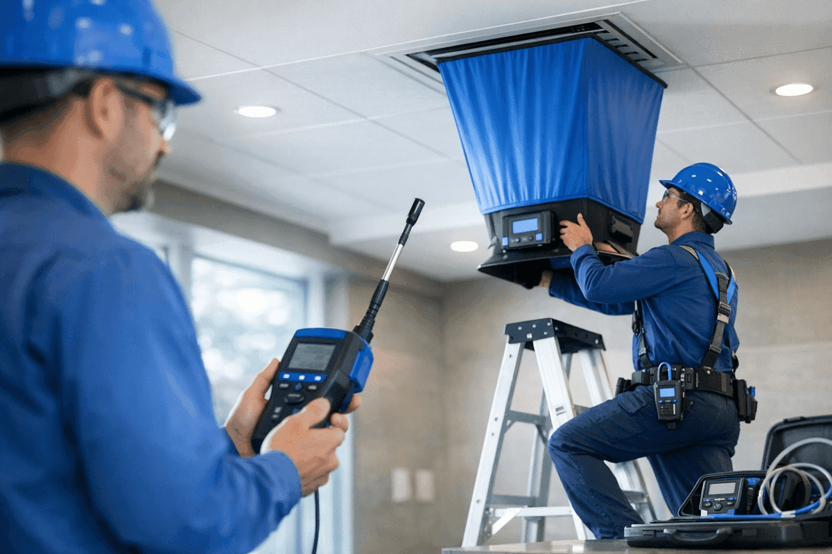 Air Balancing service by Right On AC