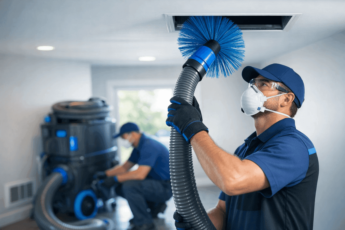Duct Cleaning service by Right On AC