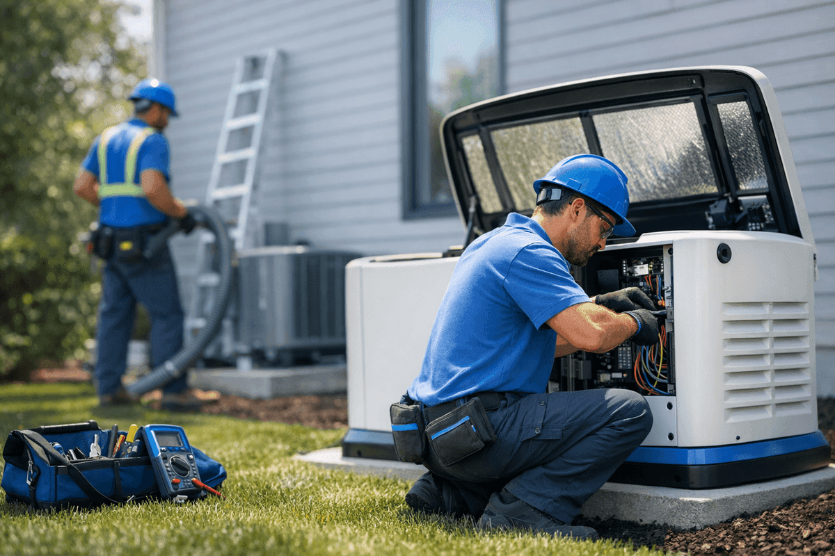 Generator Installation service by Right On AC