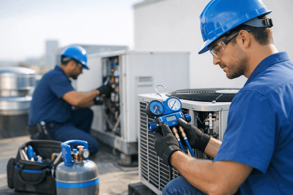 HVAC Maintenance service by Right On AC